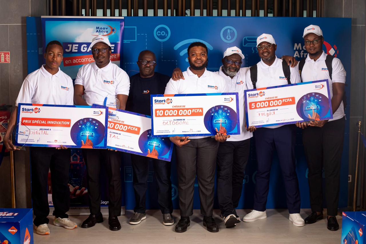 1er Prix — Moov Africa CI StartUp Challenge 2025 (Edone)