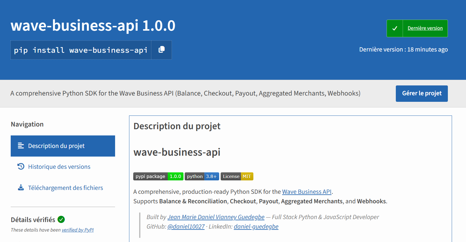Wave Business API SDK