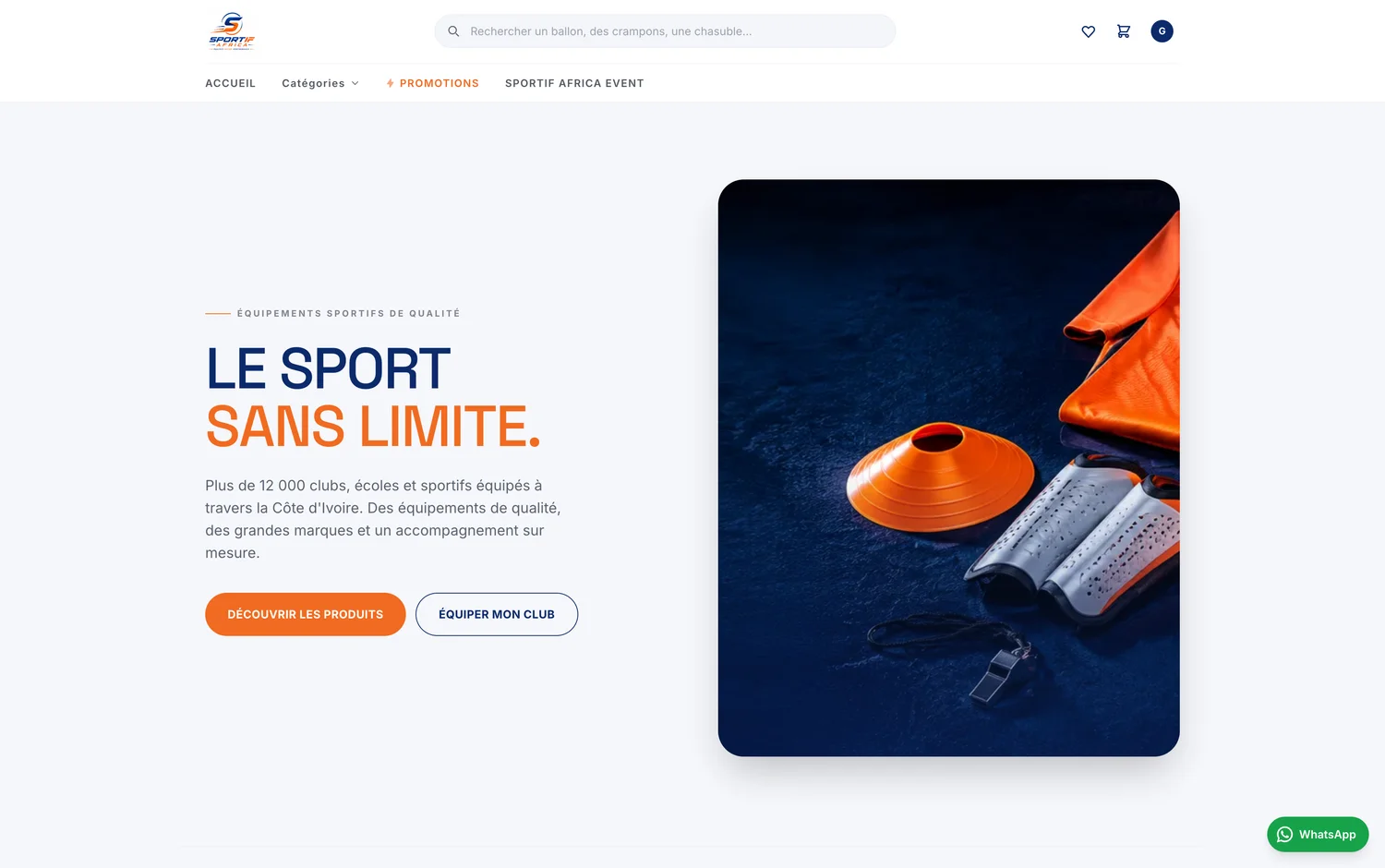 Interface de Sportif Africa